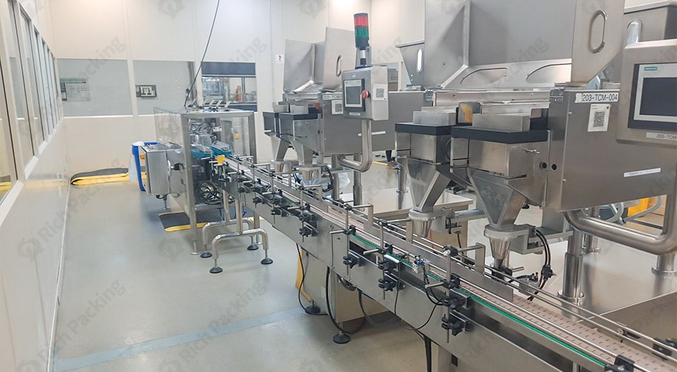 Tablet counting production line
