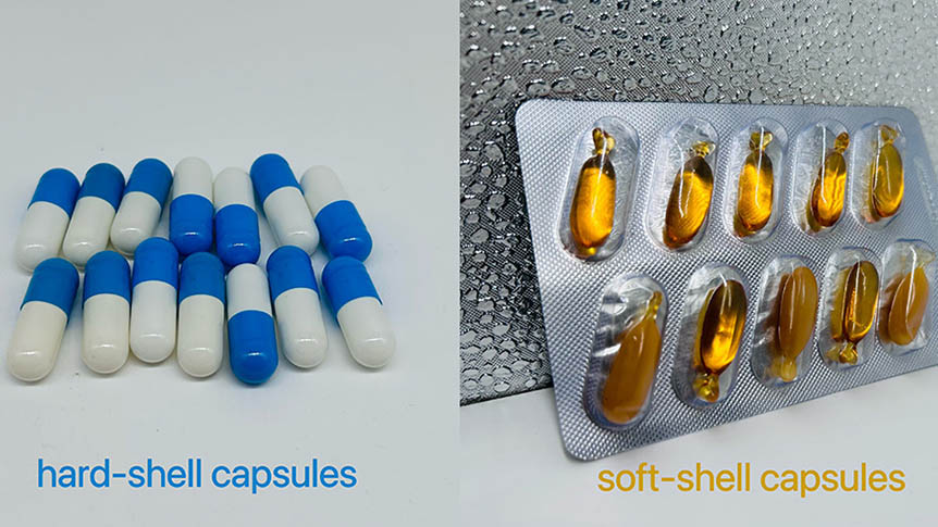 hard capsules vs softgels