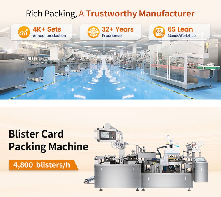 blister card packing machine