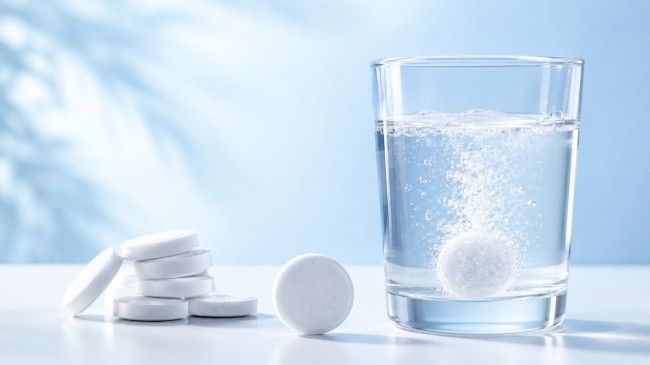effervescent tablet