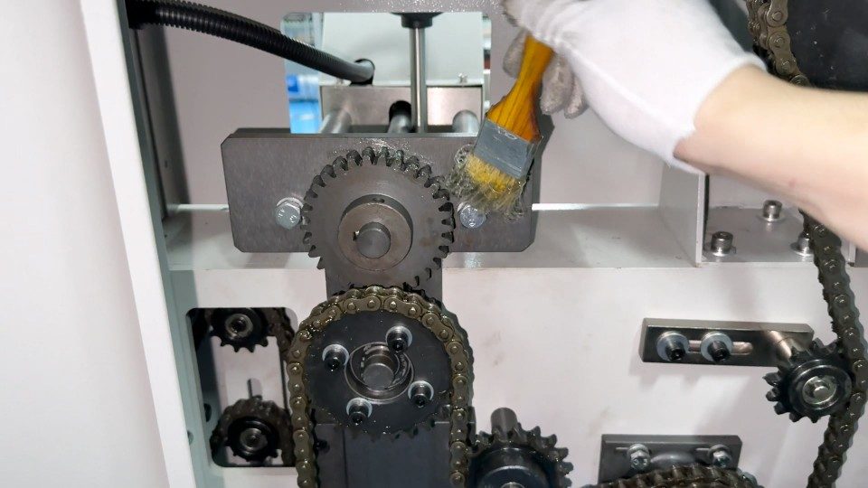 Pharmaceutical and packaging machine maintenance in a production facility