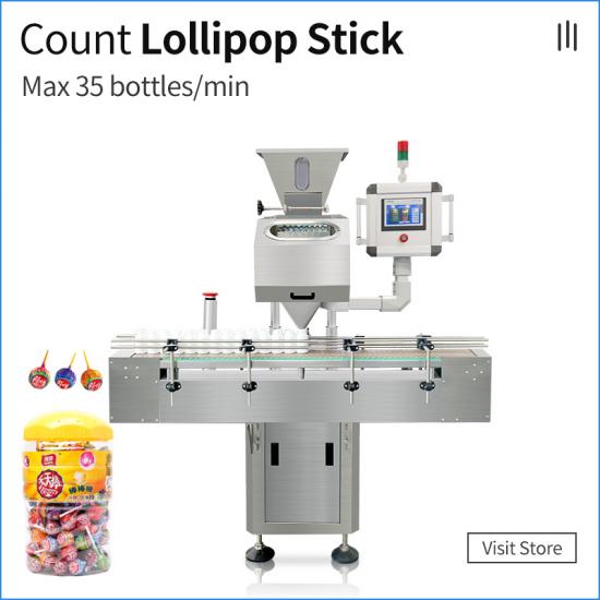 Lollipop counting machine