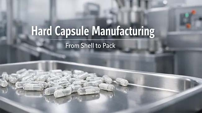 Mastering Hard Capsule Manufacturing: From Shell to Pack