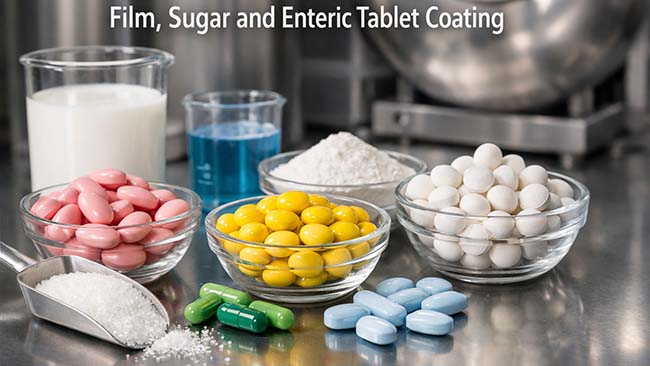 Film, Sugar and Enteric Tablet Coating: Practical Guide